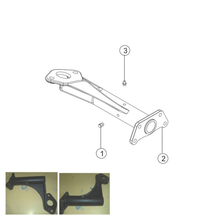 TVSGIRLING 29195497 Tube Flange & Bracket Assy FLH Leyland 12M Bus